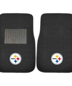 Pittsburgh Steelers 2 Piece Embroidered Car Mat