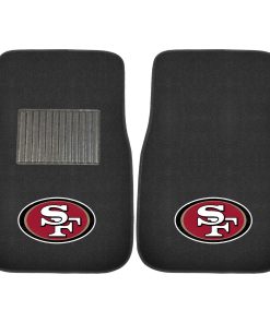 San Francisco 49ers 2 Piece Embroidered Car Mat