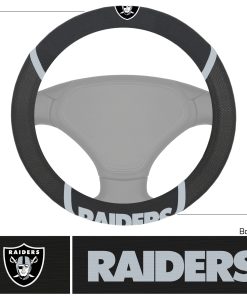 Las Vegas Raiders Deluxe Steering Wheel Cover