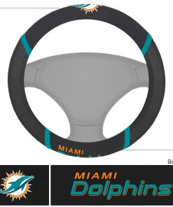 Miami Dolphins Deluxe Steering Wheel Cover