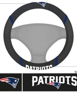 New England Patriots Deluxe Steering Wheel Cover