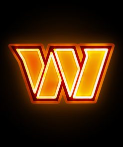 Washington Commanders 15 Neon Light Up Team Logo Sign