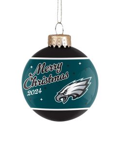 Philadelphia Eagles 2024 Glass Ball Ornament