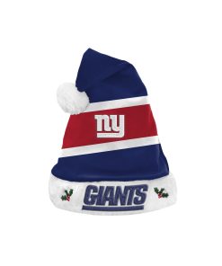 New York Giants Embroidered Colorblock Santa Hat