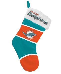 Miami Dolphins Embroidered Colorblock Stocking