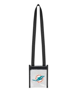 Miami Dolphins Clear Crossbody Tote Bag