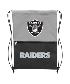 Las Vegas Raiders Split Color Drawstring Bag