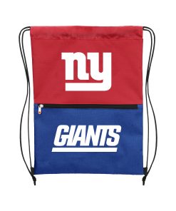 New York Giants Split Color Drawstring Bag