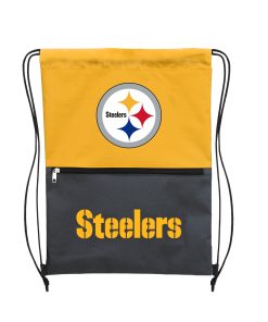 Pittsburgh Steelers Split Color Drawstring Bag