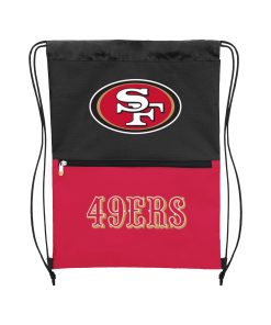 San Francisco 49Ers Split Color Drawstring Bag