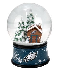 Philadelphia Eagles Gingerbread House Snow Globe