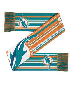 Miami Dolphins Hyper Stripe Big Logo Scarf