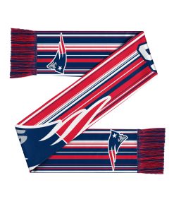 New England Patriots Hyper Stripe Big Logo Scarf