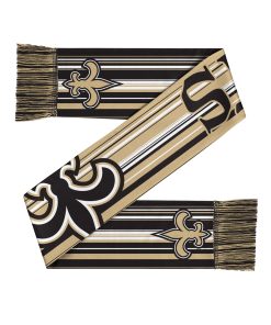 New Orleans Saints Hyper Stripe Big Logo Scarf