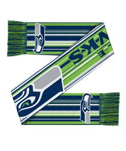 Seattle Seahawks Hyper Stripe Big Logo Scarf