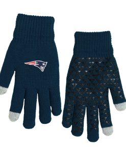 New England Patriots Knit Gloves with Silicone Grippers
