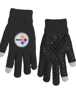 Pittsburgh Steelers Knit Gloves with Silicone Grippers