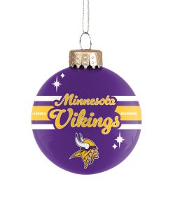 Minnesota Vikings 2025 Glass Ball Ornament