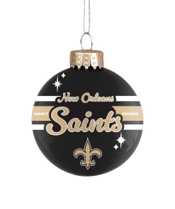 New Orleans Saints 2025 Glass Ball Ornament