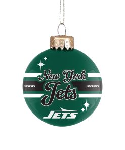 New York Jets 2025 Glass Ball Ornament