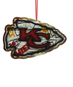 Kansas City Chiefs Raised Logo Mural Ornament