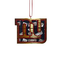 New York Giants Raised Logo Mural Ornament