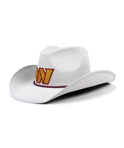 Washington Commanders Rhinestone Cowboys Hat - White
