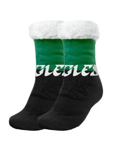 Philadelphia Eagles Retro Colorblock Footy Slipper Socks