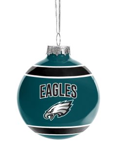 Philadelphia Eagles Glass Ball Ornament