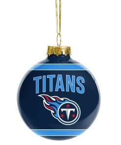 Tennessee Titans Glass Ball Ornament