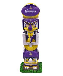 Minnesota Vikings 16 Tiki Face Totem Pole Figurine