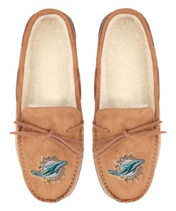 Miami Dolphins 1 Dozen Moccasin Slippers