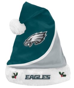 Philadelphia Eagles Colorblock Santa Hat