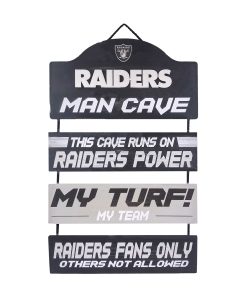 Las Vegas Raiders Man Cave Dangle Sign