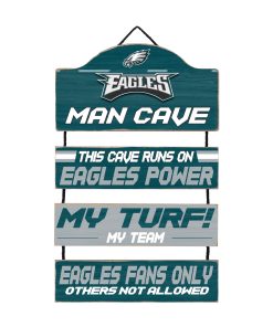 Philadelphia Eagles Retro Man Cave Dangle Sign