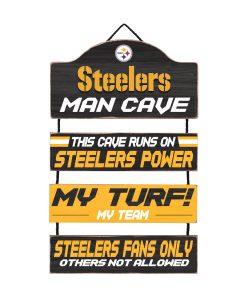Pittsburgh Steelers Man Cave Dangle Sign