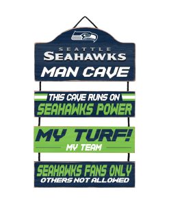 Seattle Seahawks Man Cave Dangle Sign
