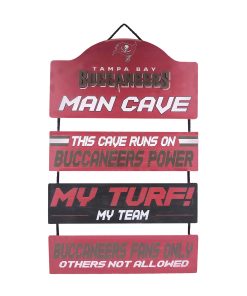 Tampa Bay Buccaneers Man Cave Dangle Sign