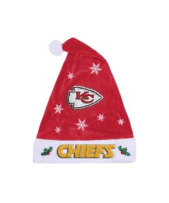Kansas City Chiefs Embroidered Santa Hat