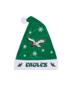 Philadelphia Eagles Retro Embroidered Santa Hat