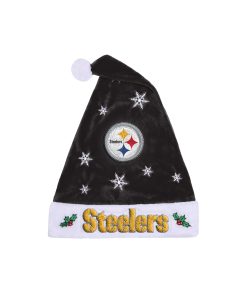 Pittsburgh Steelers Embroidered Santa Hat
