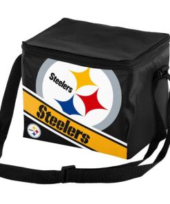 Pittsburgh Steelers Big Logo with Stripe 6 Pack Lunch Bag
