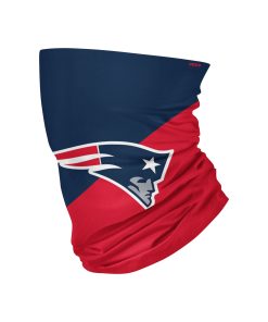 New England Patriots Colorblock Big Logo Gaiter Scarf