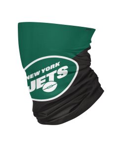 New York Jets Colorblock Big Logo Gaiter Scarf