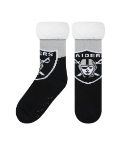 Las Vegas Raiders Colorblock Footy Slipper Socks