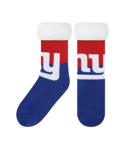 New York Giants Colorblock Footy Slipper Socks