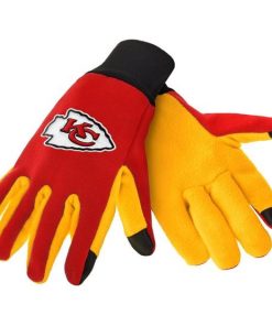Kansas City Chiefs Color Texting Gloves