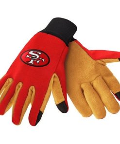 San Francisco 49ers Retro Color Texting Gloves