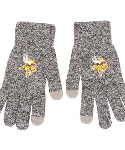 Minnesota Vikings Gray Knit Gloves