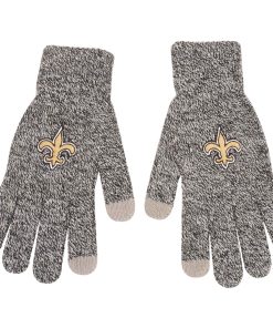 New Orleans Saints Gray Knit Gloves